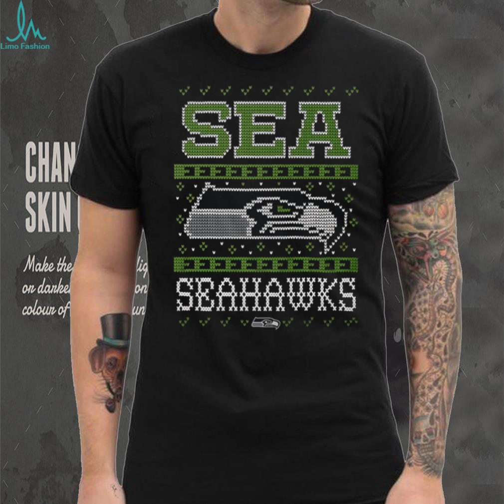 Seattle Seahawks NFL Ugly Christmas T Shirt Seattle Seahawks NFL Ugly Christmas T Shirt