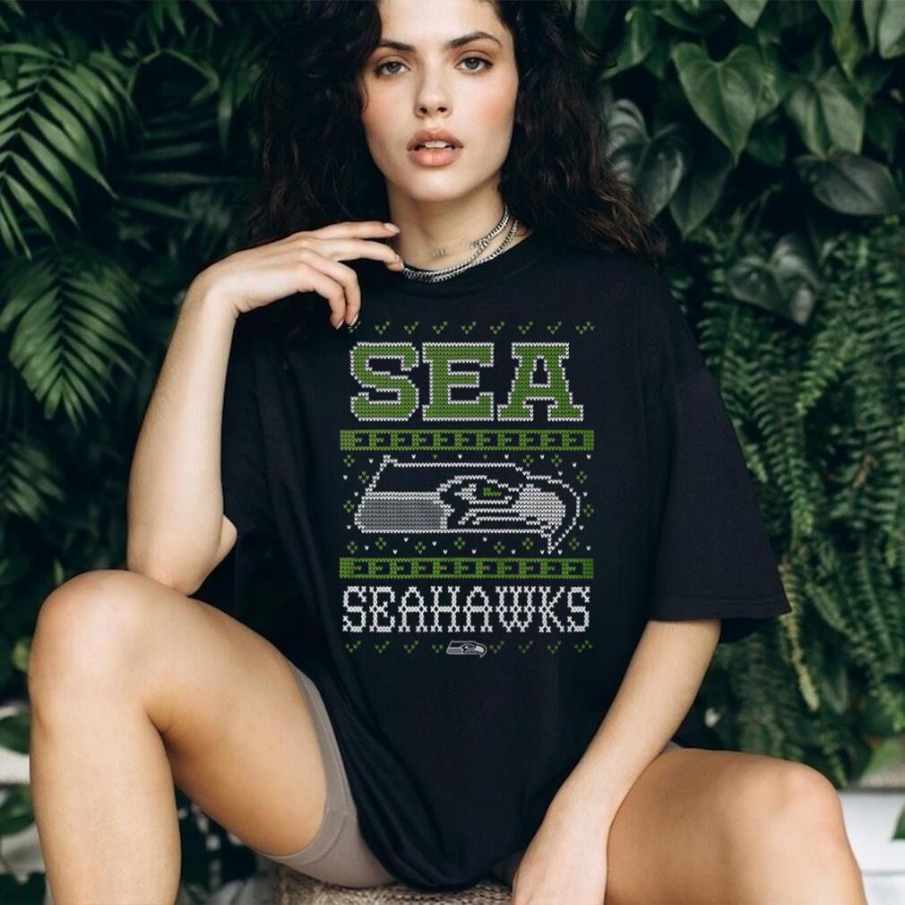 Seattle Seahawks NFL Ugly Christmas T Shirt Seattle Seahawks NFL Ugly Christmas T Shirt