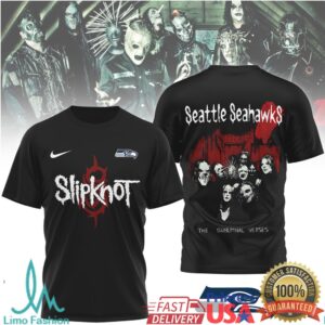 Seattle Seahawks Official NFL Slipknot 3D Shirt