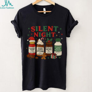 Silent Night Propofol ICU Nurse Funny Christmas Medical Xmas T Shirt
