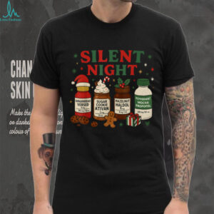 Silent Night Propofol ICU Nurse Funny Christmas Medical Xmas T Shirt