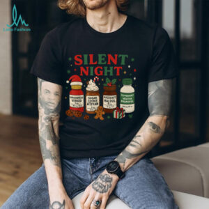 Silent Night Propofol ICU Nurse Funny Christmas Medical Xmas T Shirt
