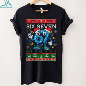 Six Seven Christmas 67 Meme Funny Brainrot for Men Women Kid T Shirt