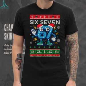 Six Seven Christmas 67 Meme Funny Brainrot for Men Women Kid T Shirt