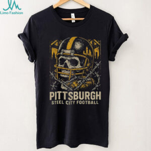 Skull Cracking’ Pittsburgh Steelers City Football vintage shirt Skull Cracking’ Pittsburgh Steelers City Football vintage shirt