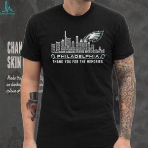 Skyline Philadelphia Eagles Thank You For The Memories T Shirt