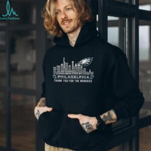 Skyline Philadelphia Eagles Thank You For The Memories T Shirt
