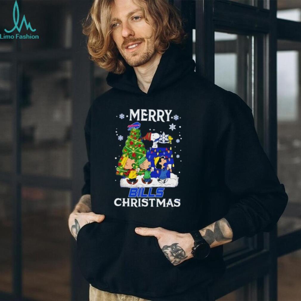 Snoopy And Friends Merry Buffalo Bills Christmas NFL shirt Snoopy And Friends Merry Buffalo Bills Christmas NFL shirt