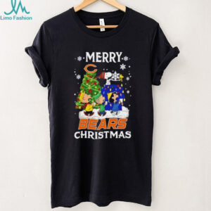 Snoopy And Friends Merry Chicago Bears Christmas shirt