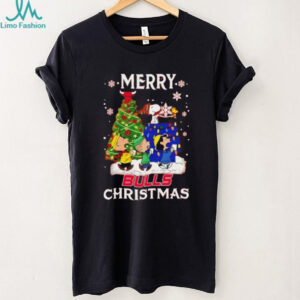 Snoopy And Friends Merry Chicago Bulls Christmas t shirt