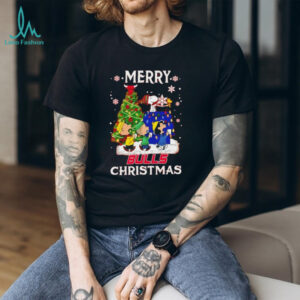 Snoopy And Friends Merry Chicago Bulls Christmas t shirt
