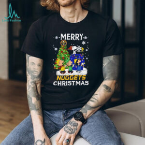 Snoopy And Friends Merry Denver Nuggets Christmas NBA shirt