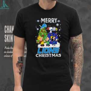 Snoopy And Friends Merry Detroit Lions Christmas NFL shirt