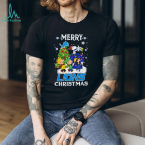 Snoopy And Friends Merry Detroit Lions Christmas NFL shirt