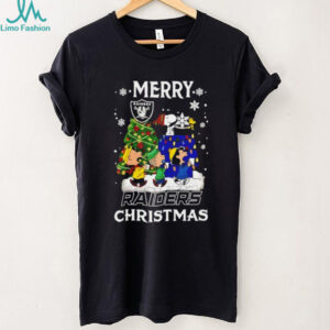 Snoopy And Friends Merry Las Vegas Raiders Christmas NFL shirt