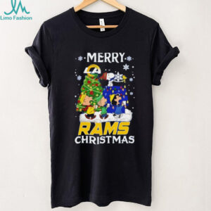 Snoopy And Friends Merry Los Angeles Rams Christmas NFL shirt