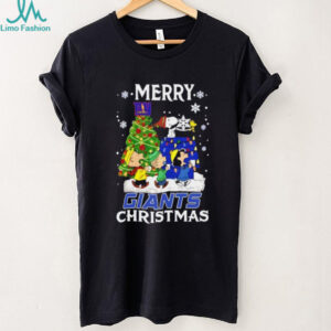 Snoopy And Friends Merry New York Giants Christmas NFL shirt