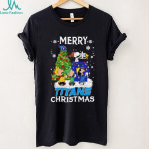 Snoopy And Friends Merry Tennessee Titans Christmas shirt