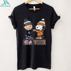 Snoopy & Charlie Brown NY Fist Bump T Shirt
