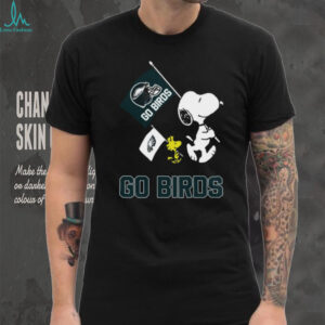 Snoopy & Woodstock Go Birds Philadelphia Eagles T Shirt