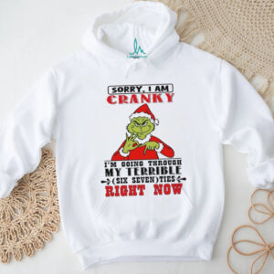 Sorry I Am Cranky I'm Going Through My Terrible Ties Right Now T Shirt