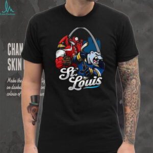 St. Louis Unite Mascots Crossover T Shirt Recovered