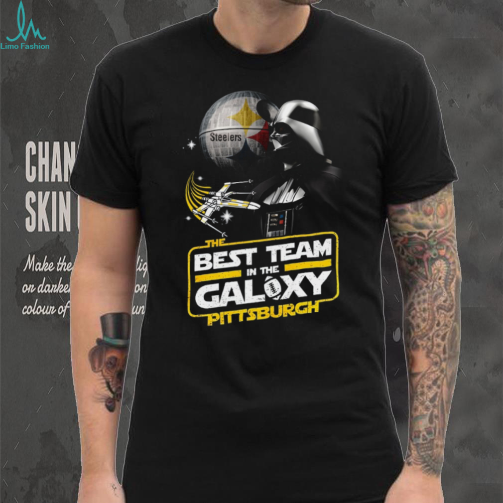 Star Wars x NFL Steelers The Best Team in the Galaxy Fan Tee Star Wars x NFL Steelers The Best Team in the Galaxy Fan Tee