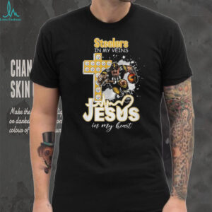 Steelers In My Veins Jesus In My Heart T Shirt Steelers In My Veins Jesus In My Heart T Shirt