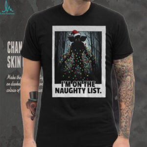 Stranger Christmas Demogorgon On The Naughty List shirt