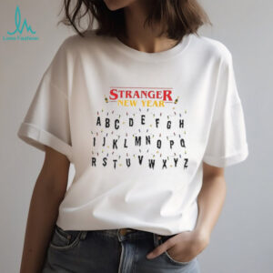 Stranger New Year Alphabet New Year Things Lights Alphabet shirt