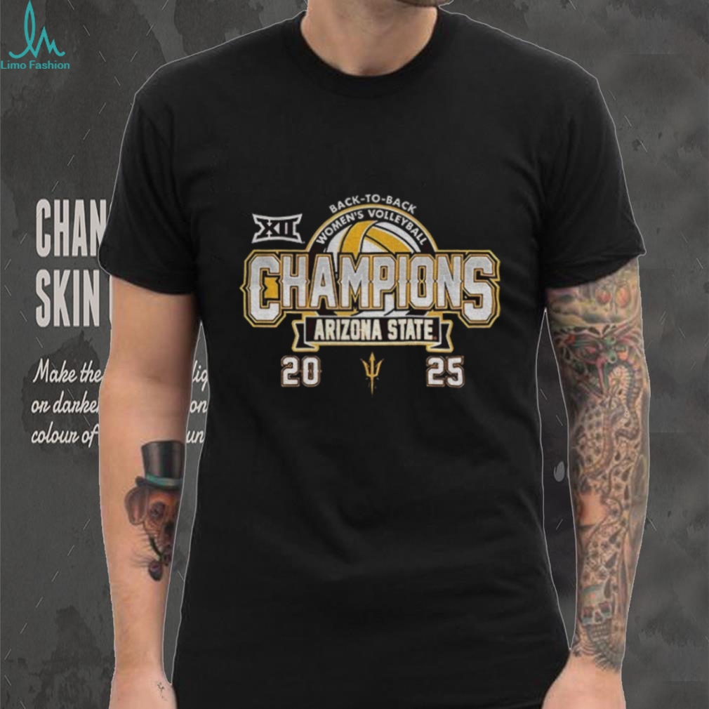 Sun Devils ASU Big 12 Volleyball Champions Back To Back shirt Sun Devils ASU Big 12 Volleyball Champions Back To Back shirt