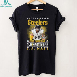 T.J. Watt 2021 NFL Defensive Player of the Year Pittsburgh Steelers T Shirt