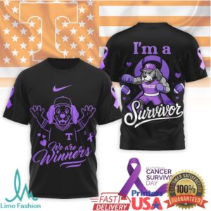 Tennessee Survivor Cancer Awareness Graphic Tee