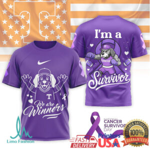 Tennessee Survivor Cancer Awareness Graphic Tee