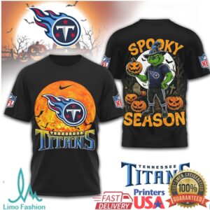 Tennessee Titans Official NFL Spooky Season 3D Shirt