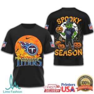 Tennessee Titans Official NFL Spooky Season 3D Shirt
