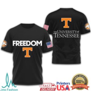 Tennessee Volunteers Official NCAA Freedom 3D Shirt Tennessee Volunteers Official NCAA Freedom 3D Shirt