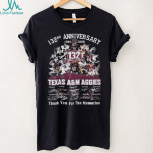 Texas A&M Aggies 132nd Anniversary T Shirt