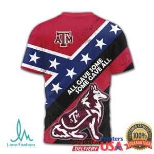 Texas A&M Aggies All Gave Some Some Gave All Military Tribute T Shirt