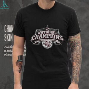 Texas A&M Aggies Volleyball NCAA Champions 2025 National Champions logo shirt
