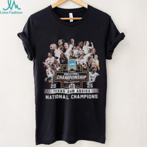Texas A&M Aggies Volleyball National Champions 2025 Kansas City shirt