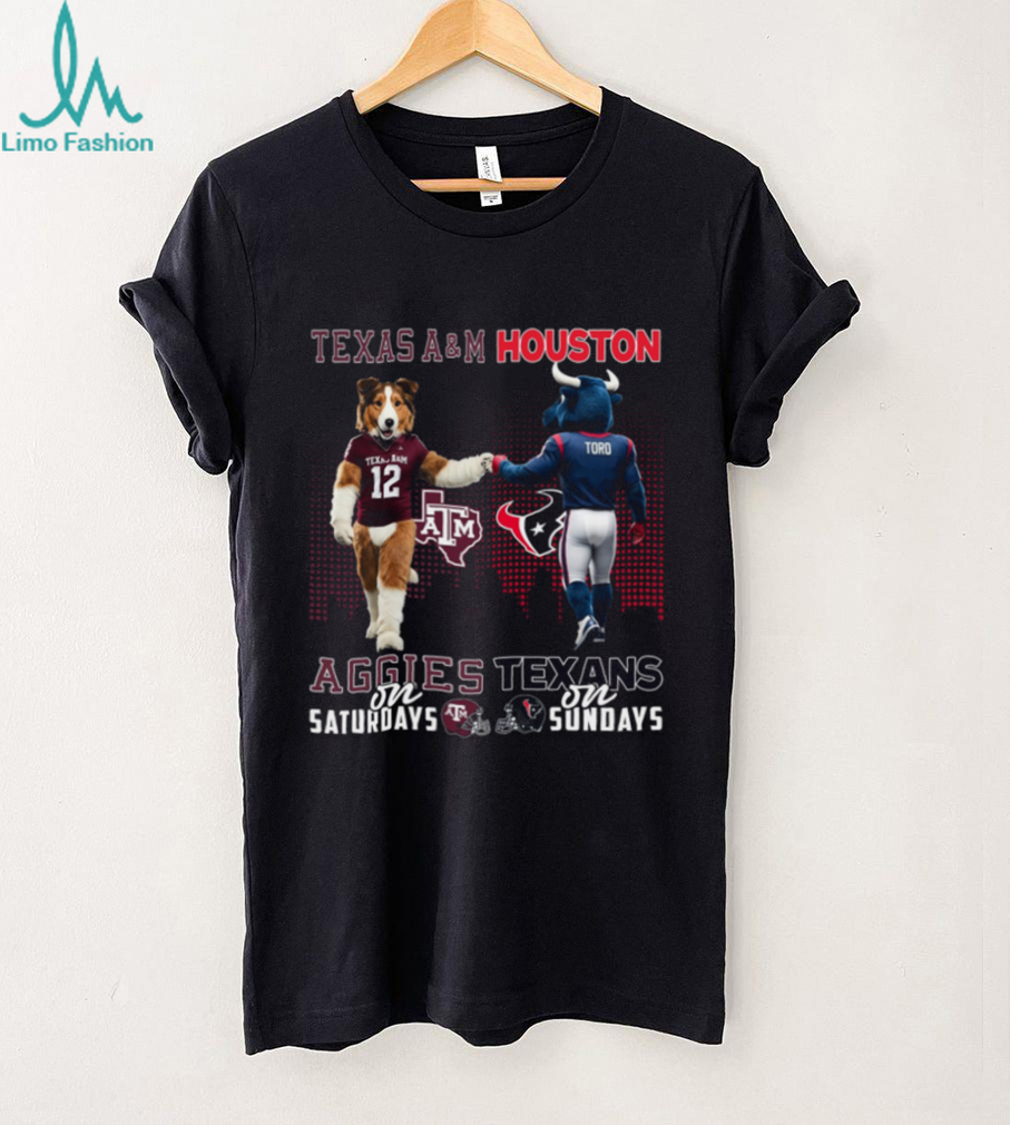 Texas A&M Houston Texans Crossover Tee Texas A&M Houston Texans Crossover Tee