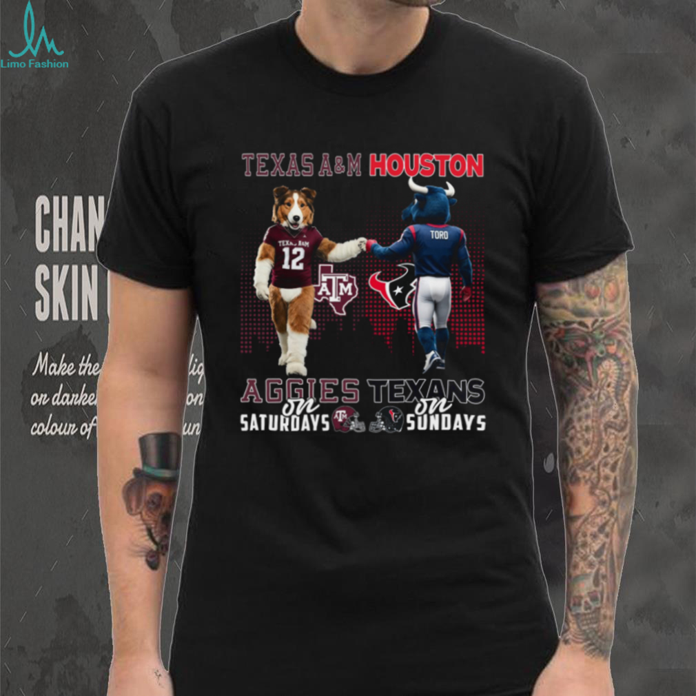Texas A&M Houston Texans Crossover Tee Texas A&M Houston Texans Crossover Tee