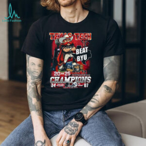 Texas Tech Red Raiders 2025 Big 12 Champions T Shirt Texas Tech Red Raiders 2025 Big 12 Champions T Shirt