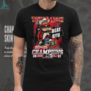 Texas Tech Red Raiders 2025 Big 12 Champions T Shirt