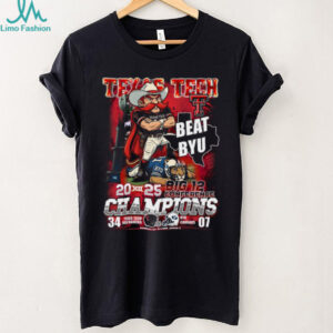 Texas Tech Red Raiders 2025 Big 12 Champions T Shirt