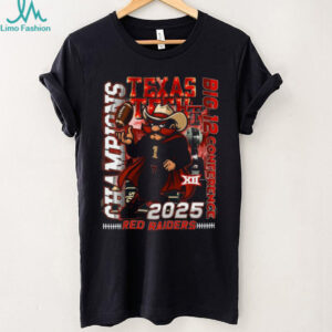 Texas Tech Red Raiders 2025 Big 12 Champions T Shirts