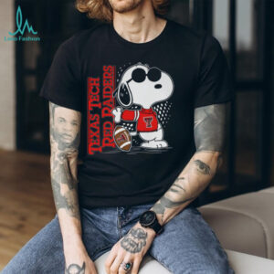 Texas Tech Red Raiders Peanuts Football Snoopy Sweatshirt