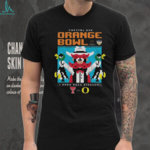 Texas Tech Red Raiders vs Oregon Ducks 2025 Orange Bowl Capital One 8bit shirt