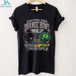 Texas Tech Red Raiders vs Oregon Ducks Capital One Orange Bowl Hard Rock Stadium shirt